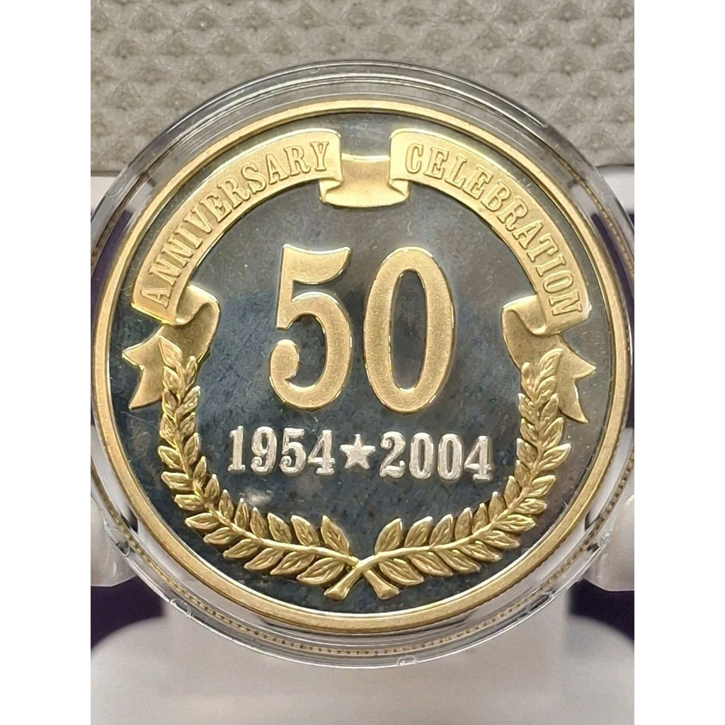 50 year Anniversary Ramsey High School 1oz Silver with Gold Plating