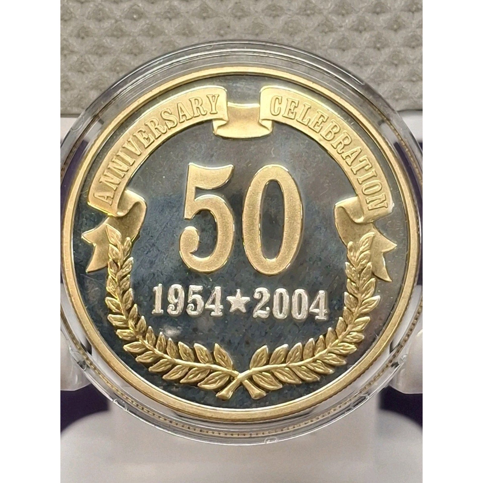 50 year Anniversary Ramsey High School 1oz Silver with Gold Plating