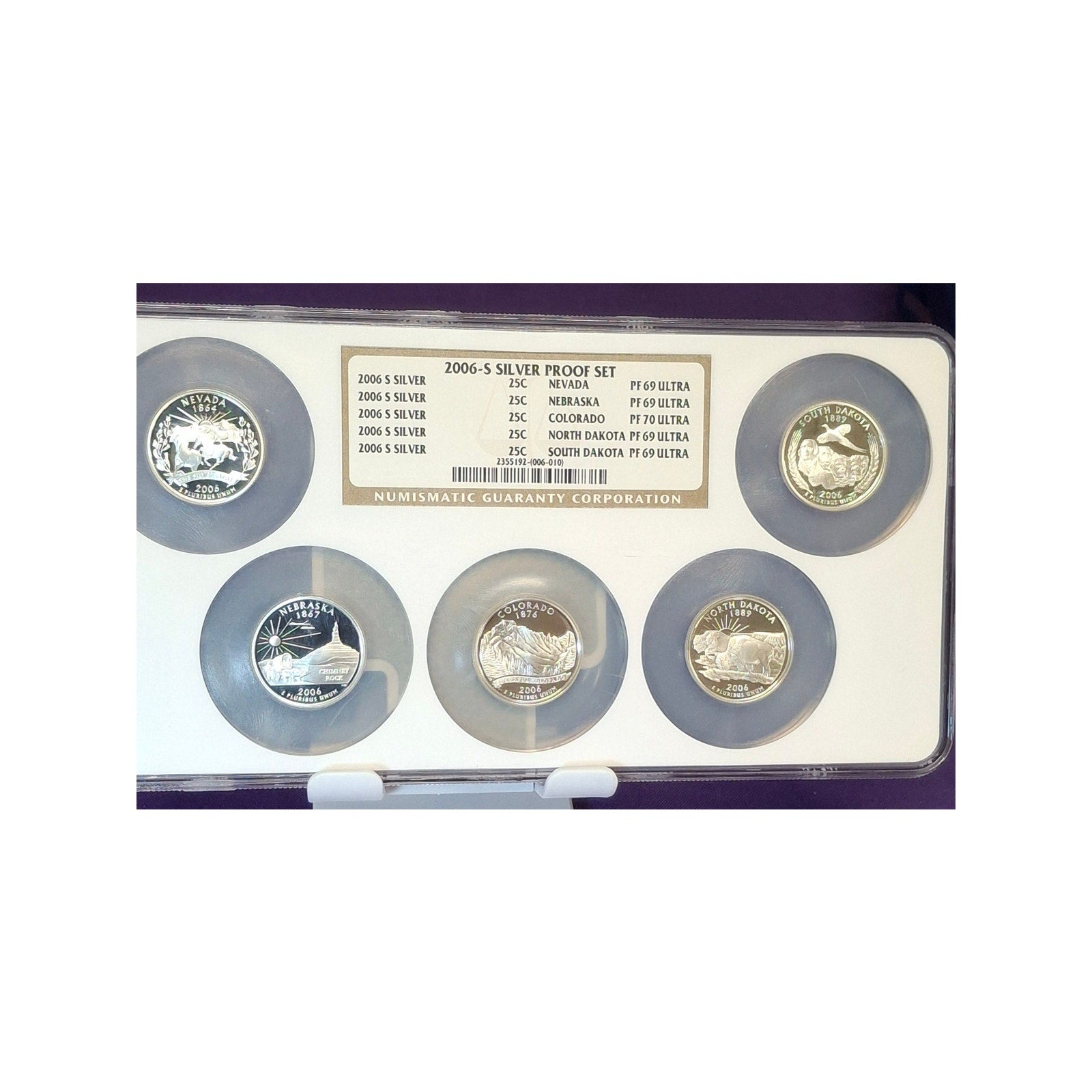 2006-S Silver State Quarters PF69 Ultra Cameo