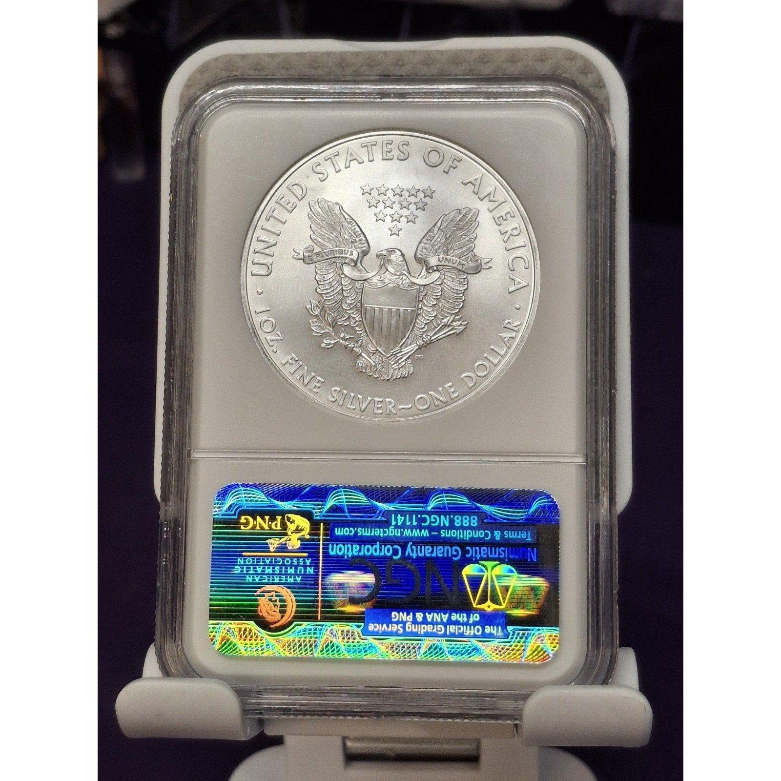 2008 American Silver Eagle Coin - NGC MS69
