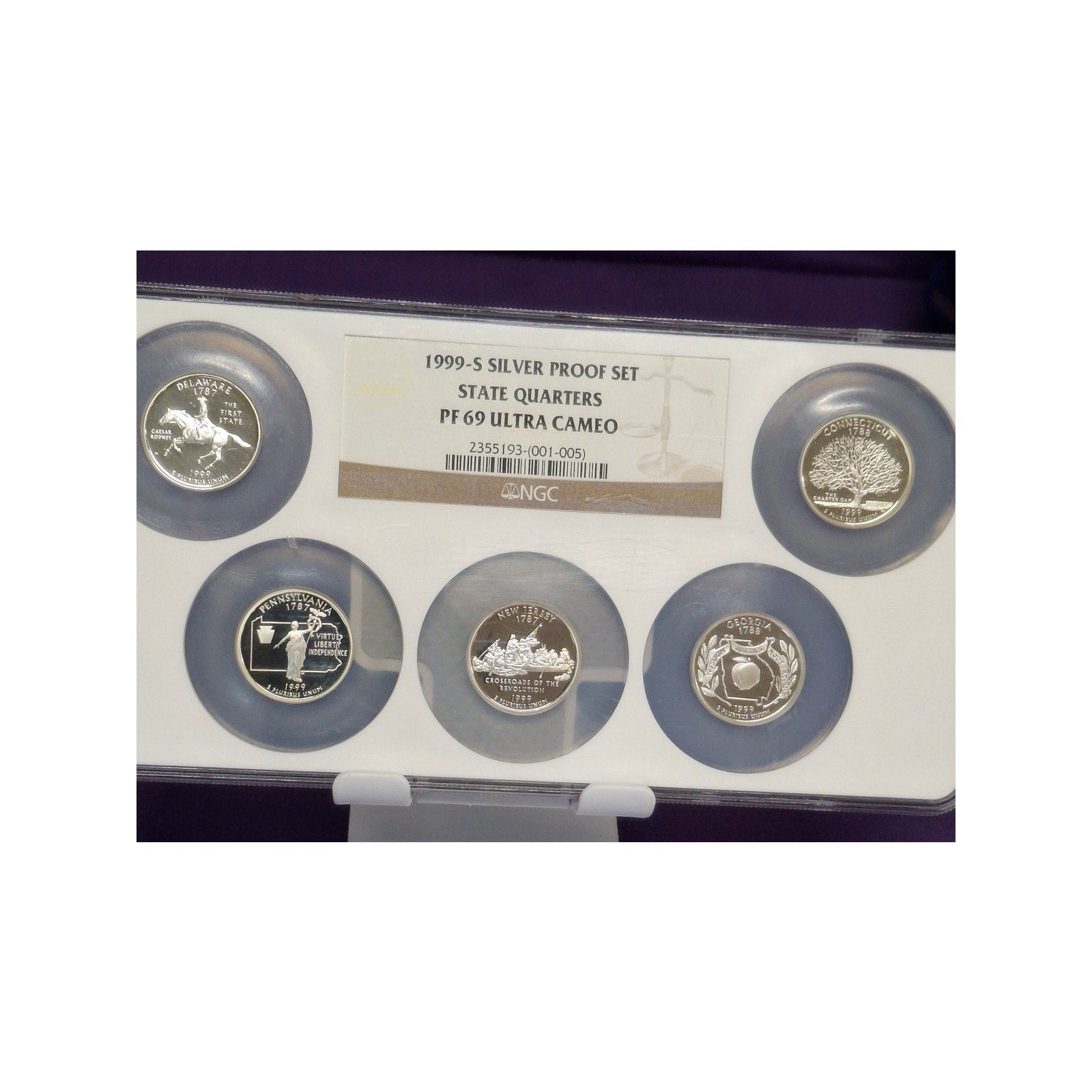 1999-S Silver State Quarters PF69 Ultra Cameo