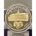 50 year Anniversary Ramsey High School 1oz Silver with Gold Plating