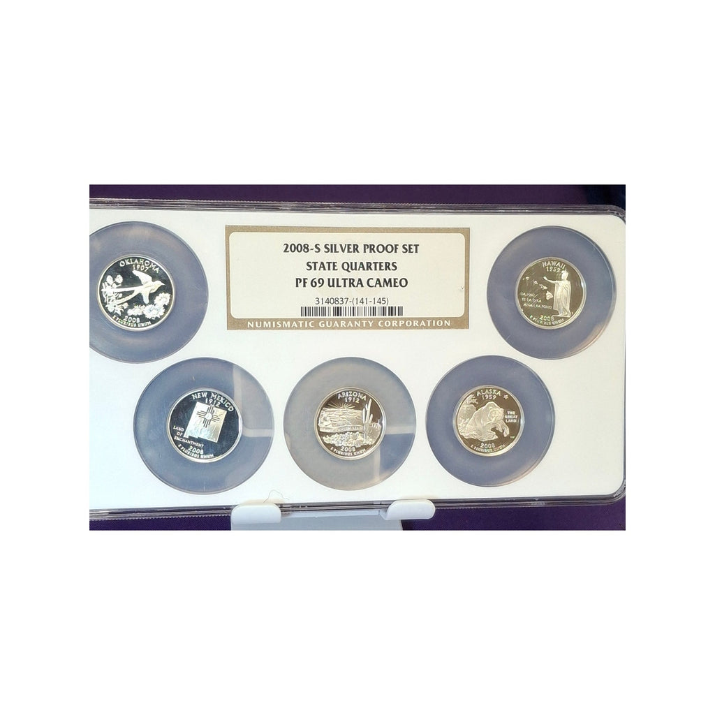 2008-S Silver State Quarters PF69 Ultra Cameo