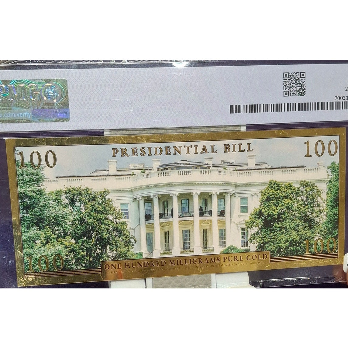 Trump Gold Note PMG70*