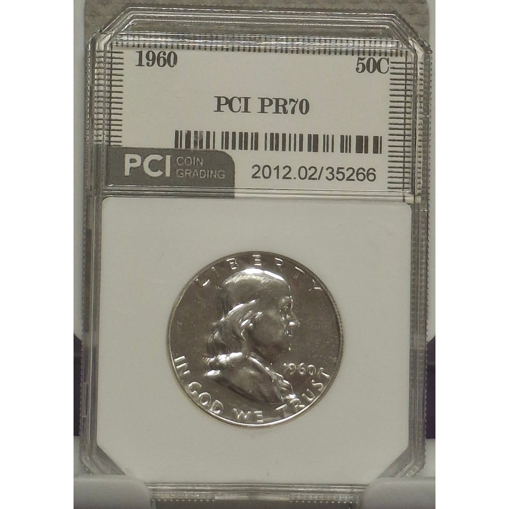 1960 Franklin Half Proof (PCI Graded)