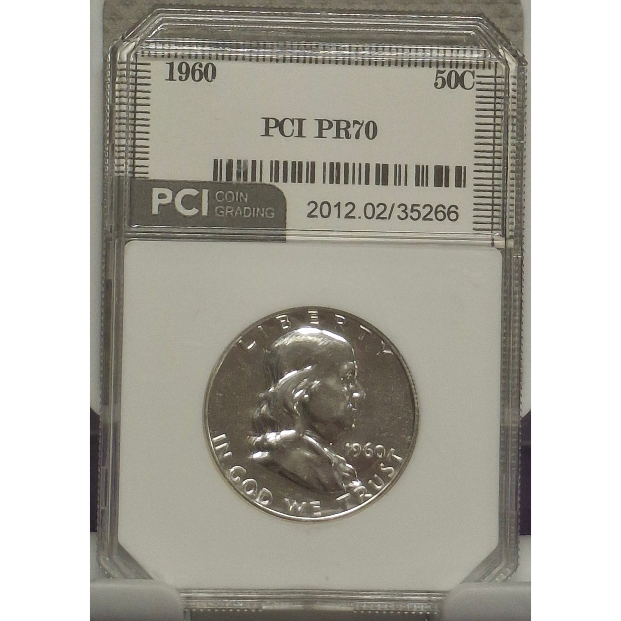 1960 Franklin Half Proof (PCI Graded)