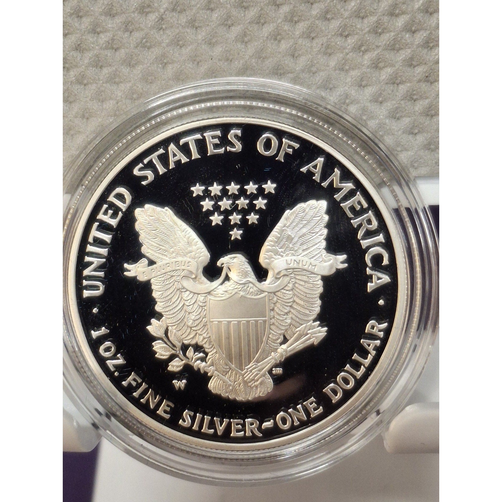 2005- W American Eagle One Ounce Silver Proof Coin w/ Original Box & COA