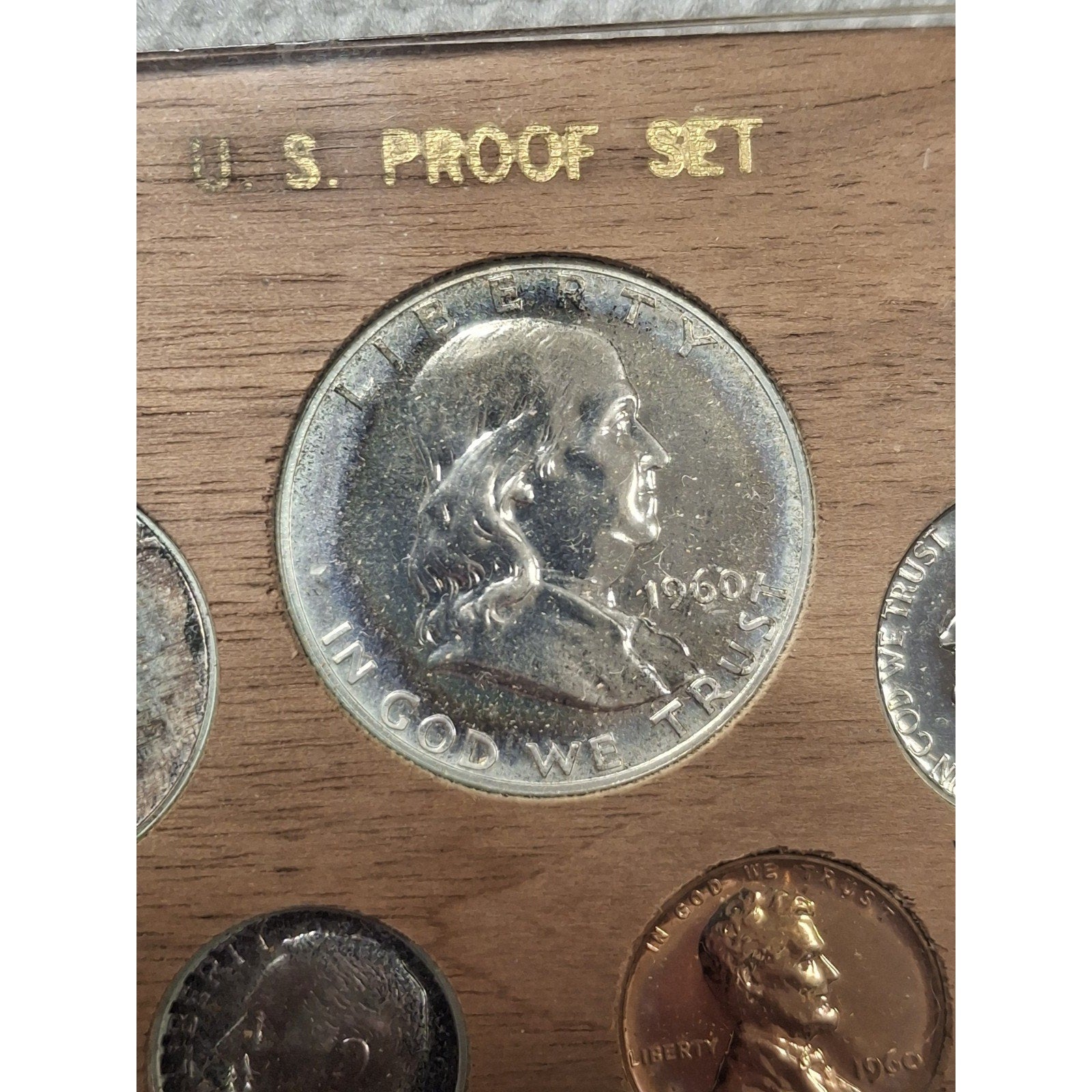 1960 United States Proof Set in Plastic Holder TONED