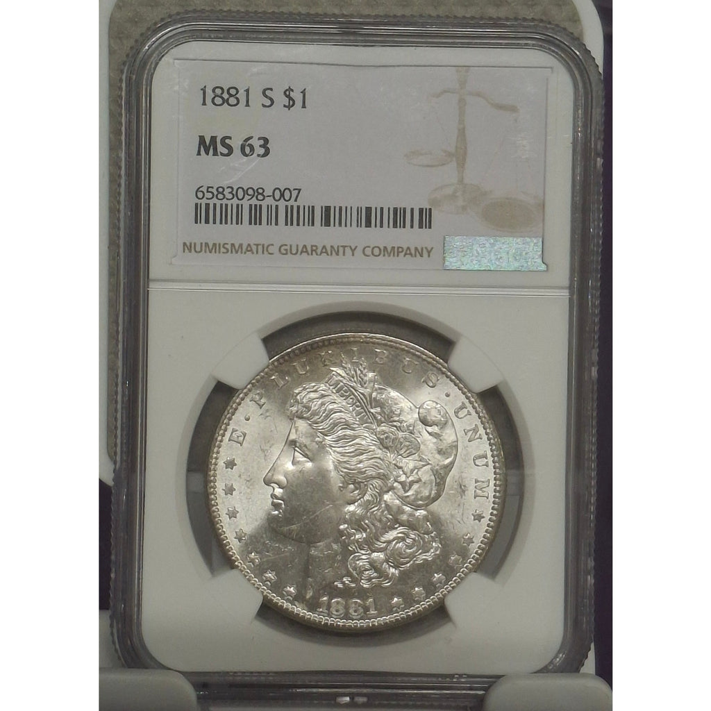 1881-S MS63 Morgan Dollar