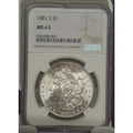 1881-S MS63 Morgan Dollar