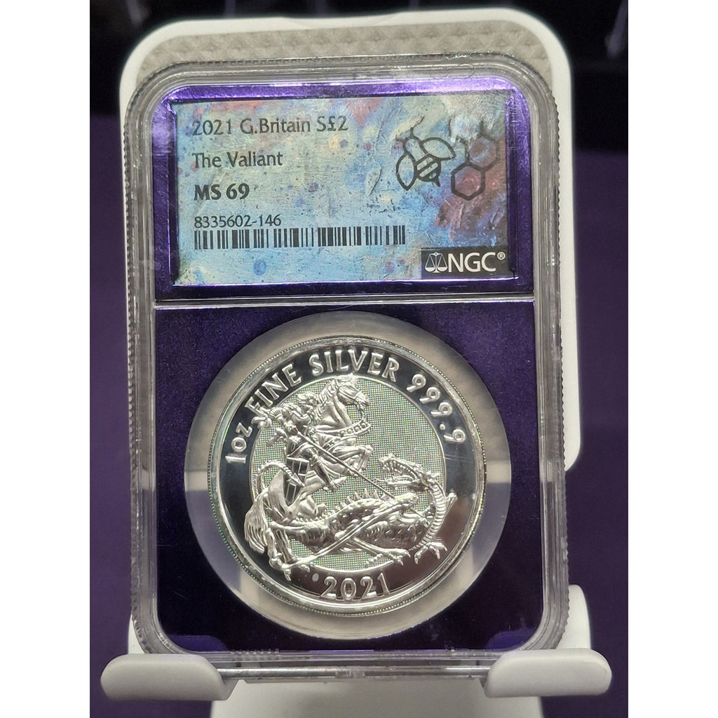 2021 "The valiant" 1oz MS69 Trader Bea