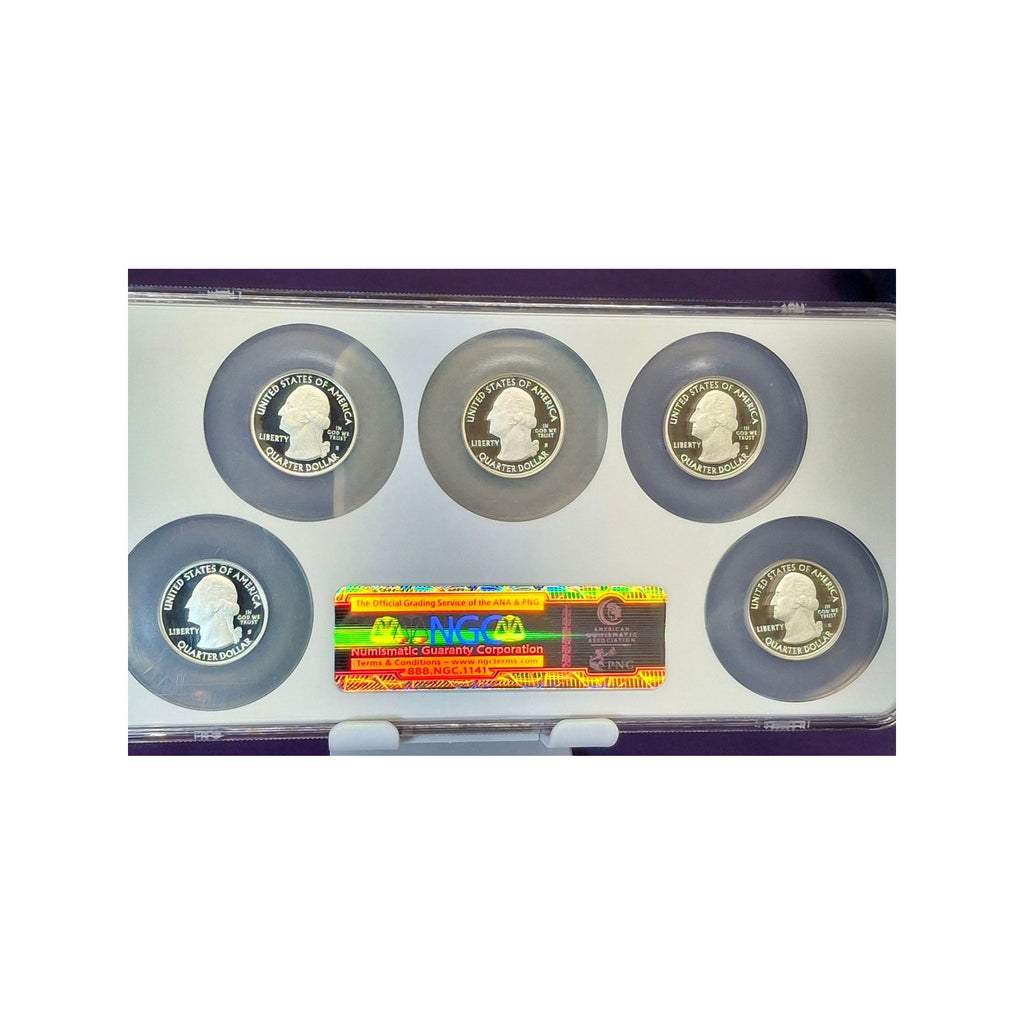2010-S Silver Quarters Set PF69 Ultra Cameo