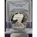 2005-W American Silver Eagle PR69DCAM PCGS Classic Blue Label