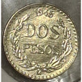 1945 Dos Peso Privately Minted (14k Gold)