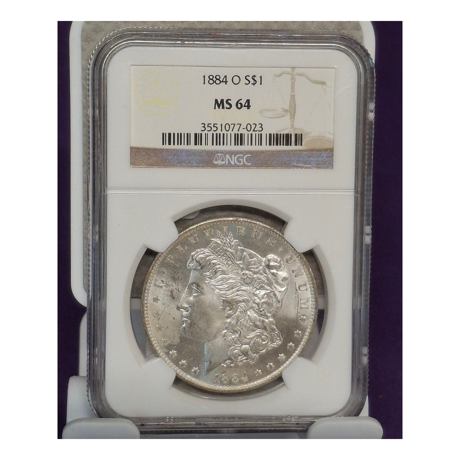 1884-O MS64 Morgan Dollar