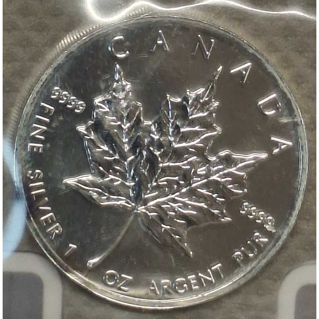 KEY DATE!!! 1997 Canadian Silver Maper Leaf in OGP