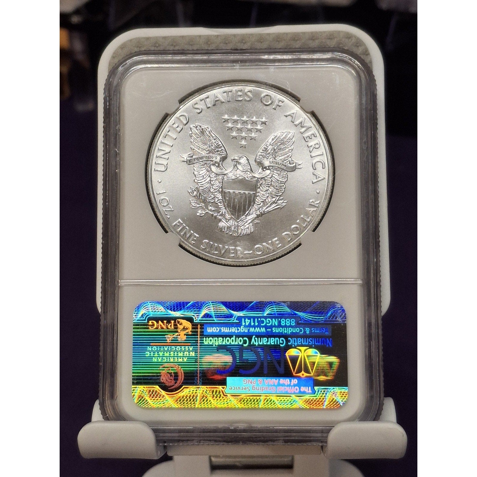 2012 W SILVER EAGLE $1 NGC MS69 FIRST RELEASE