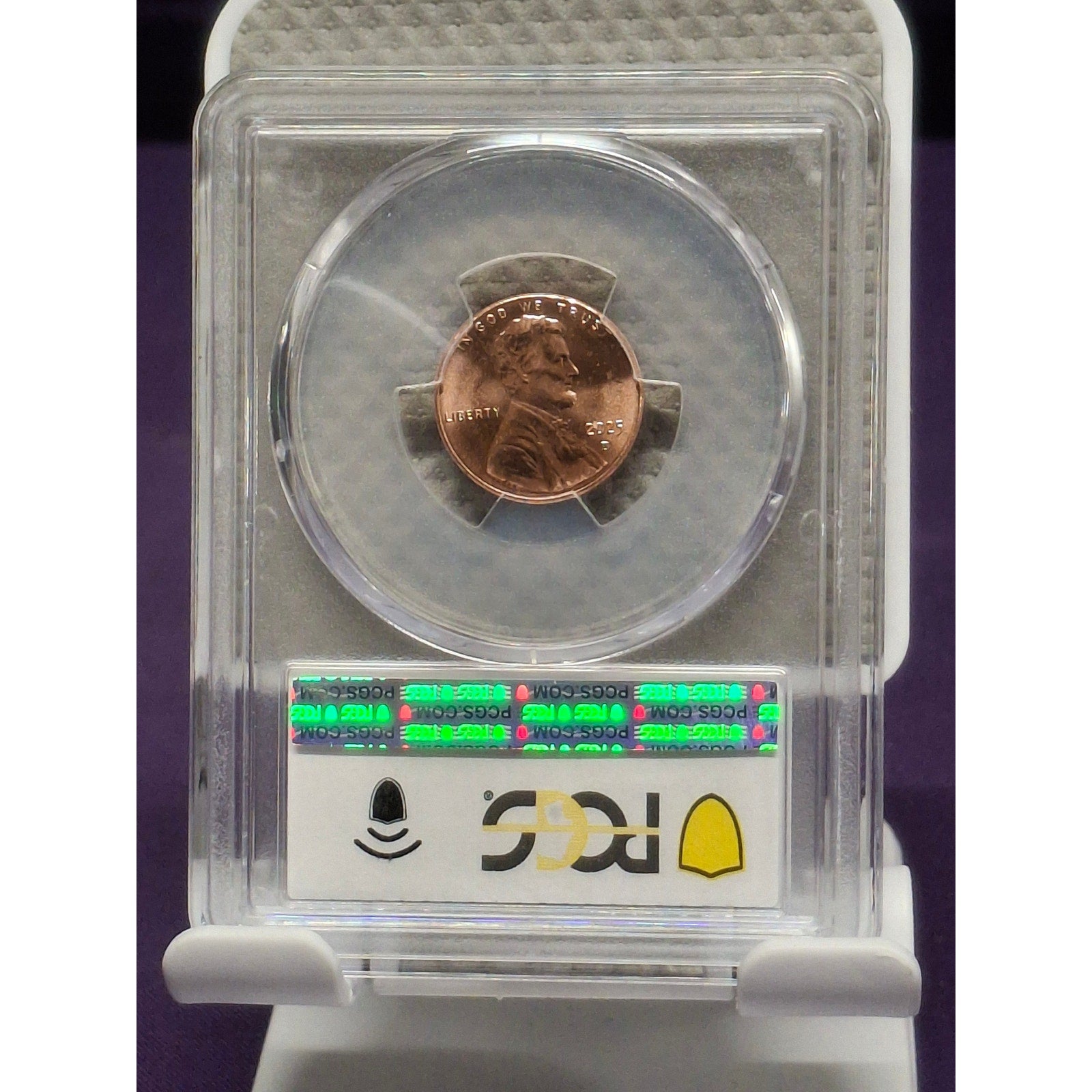 2025-D Penny MS65RD Last Year