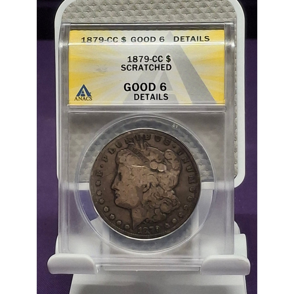 1879-CC Scratched Good 6 Details (SEMI-KEY DATE)