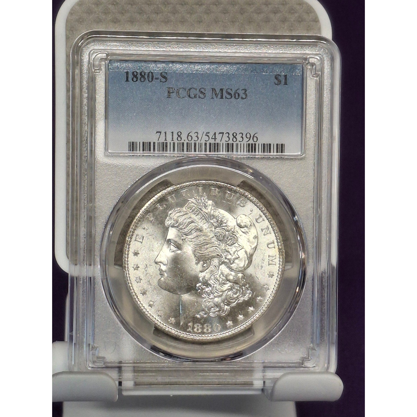1880-S MS63 Morgan Dollar