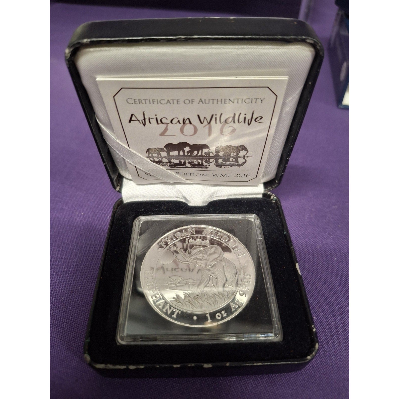 2016 Limited Edition WMF African Elephant 1oz