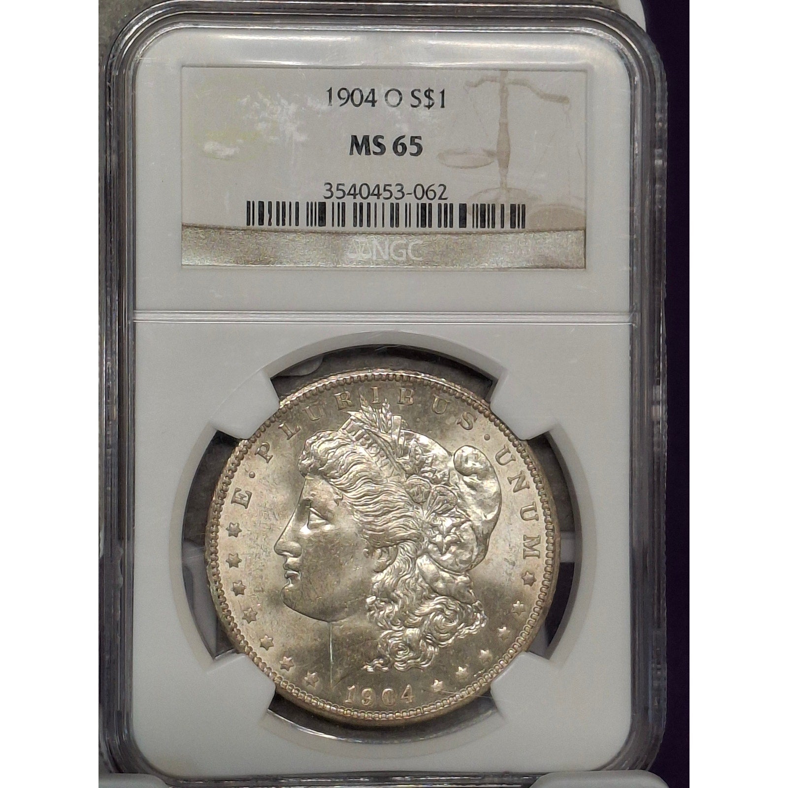 1904-O MS65 Morgan Dollar