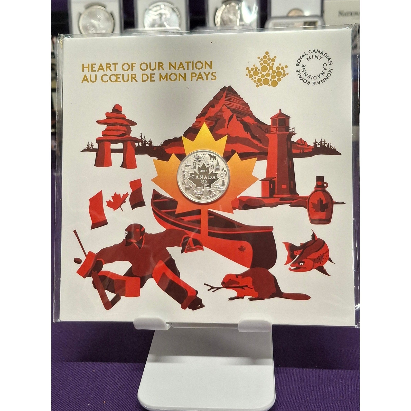 1/2 oz Canadian "Heart of our Nation" in OGP