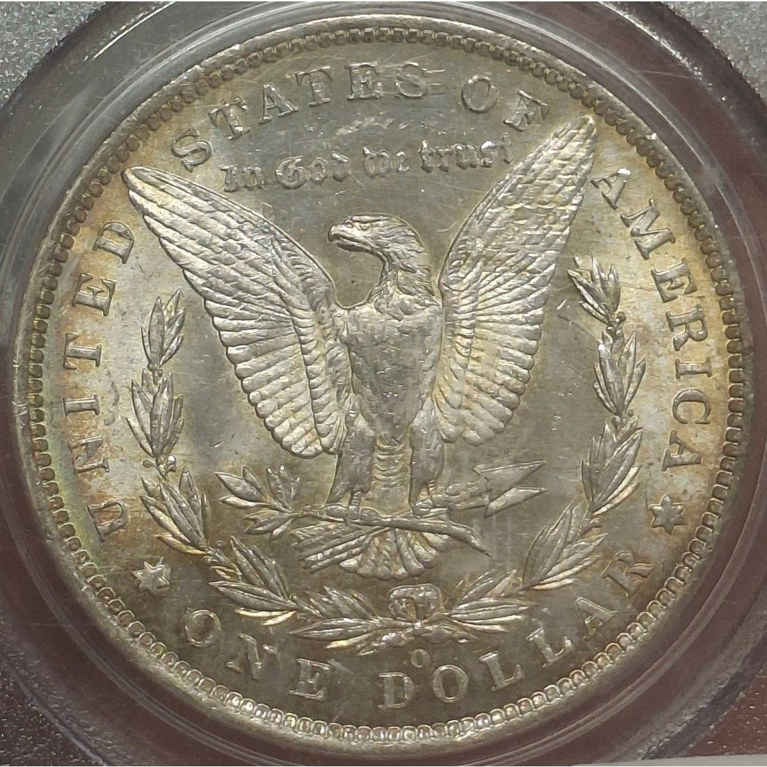 1885-O MS63 Morgan Dollar TONED!!