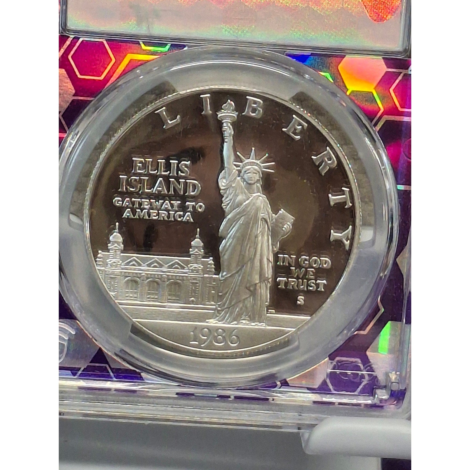 1986-S PR69DCAM Silver Statue of Liberty Commemorative Dollar