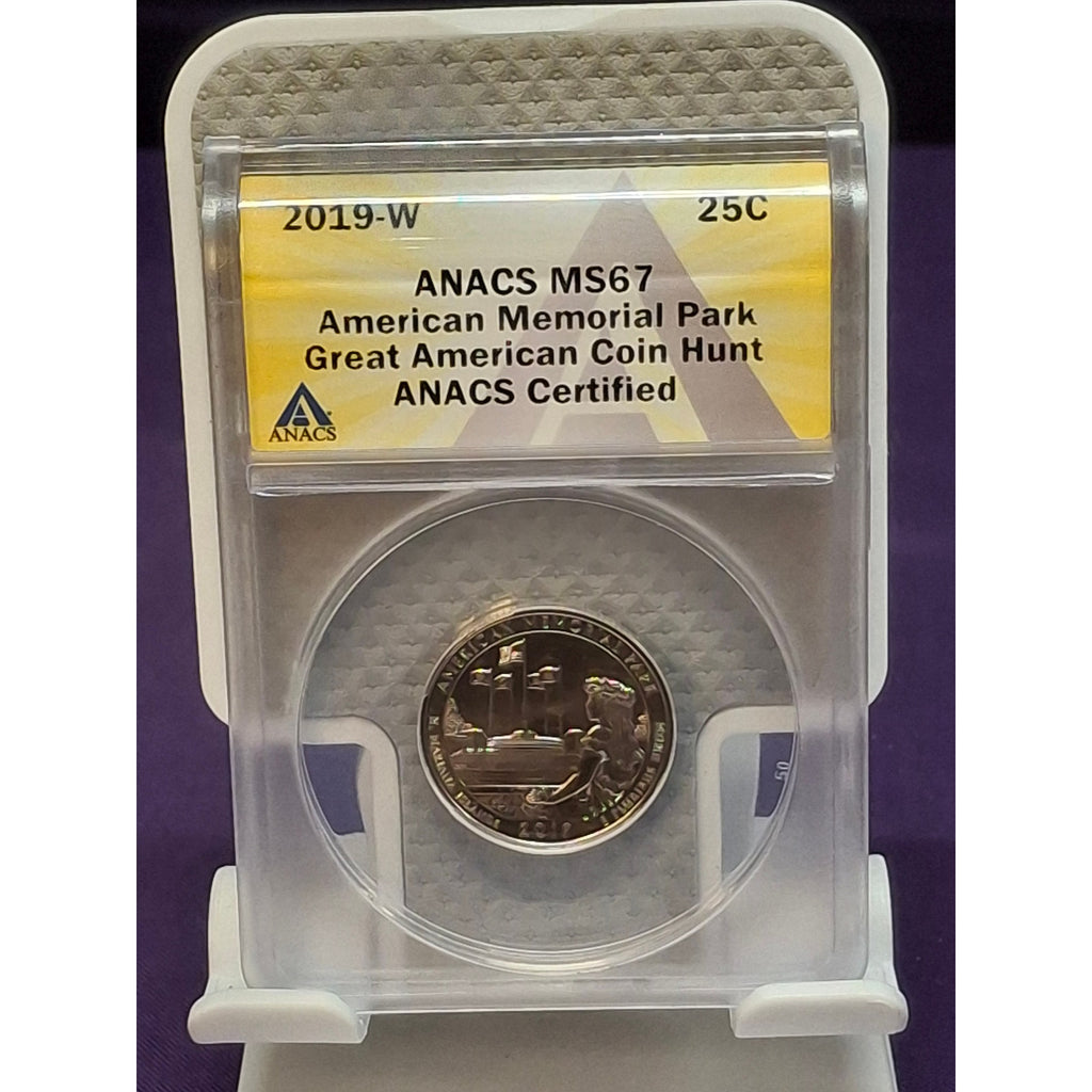 2019-W American Memorial Park Quarter MS67