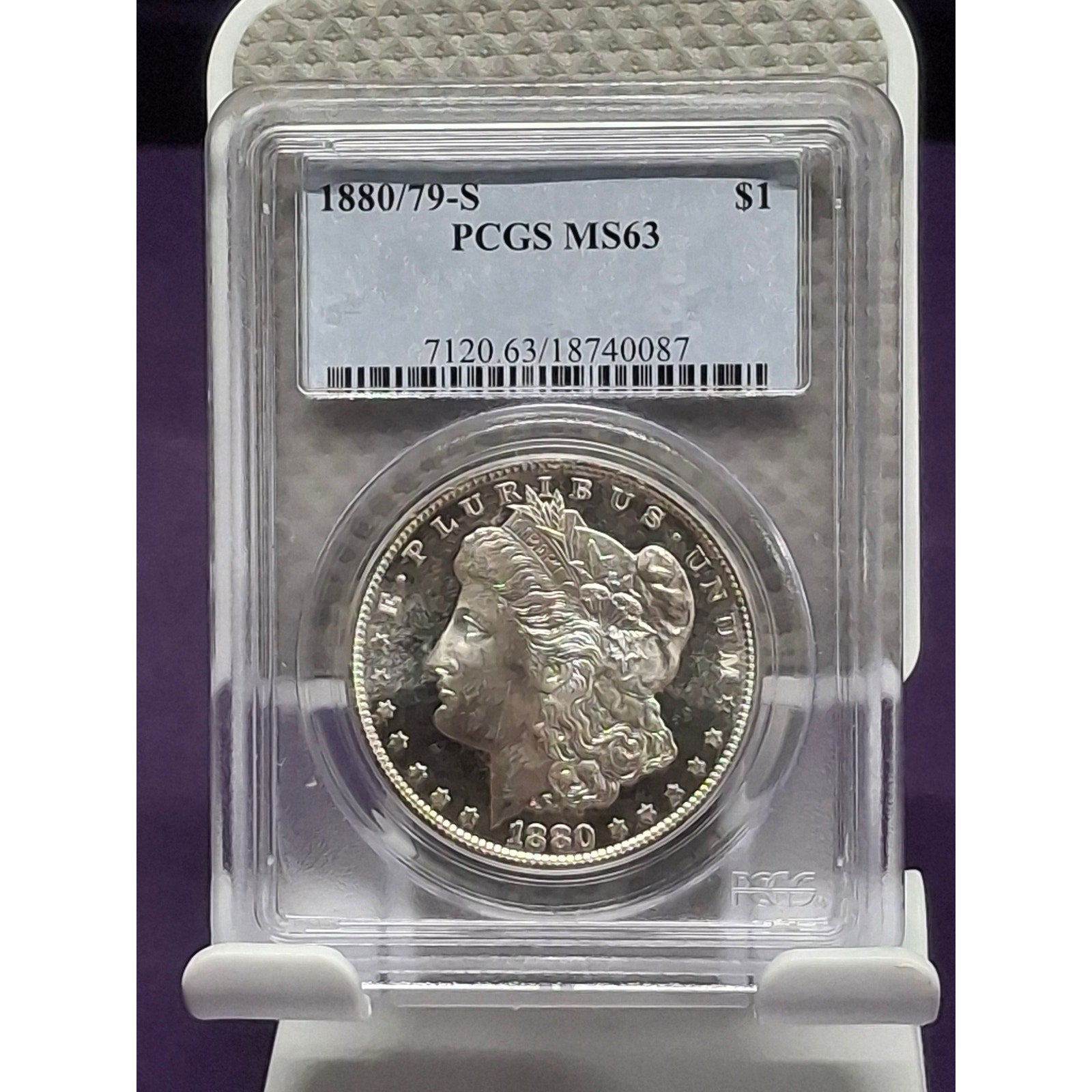 1880/79-S MS63 Morgan Dollar