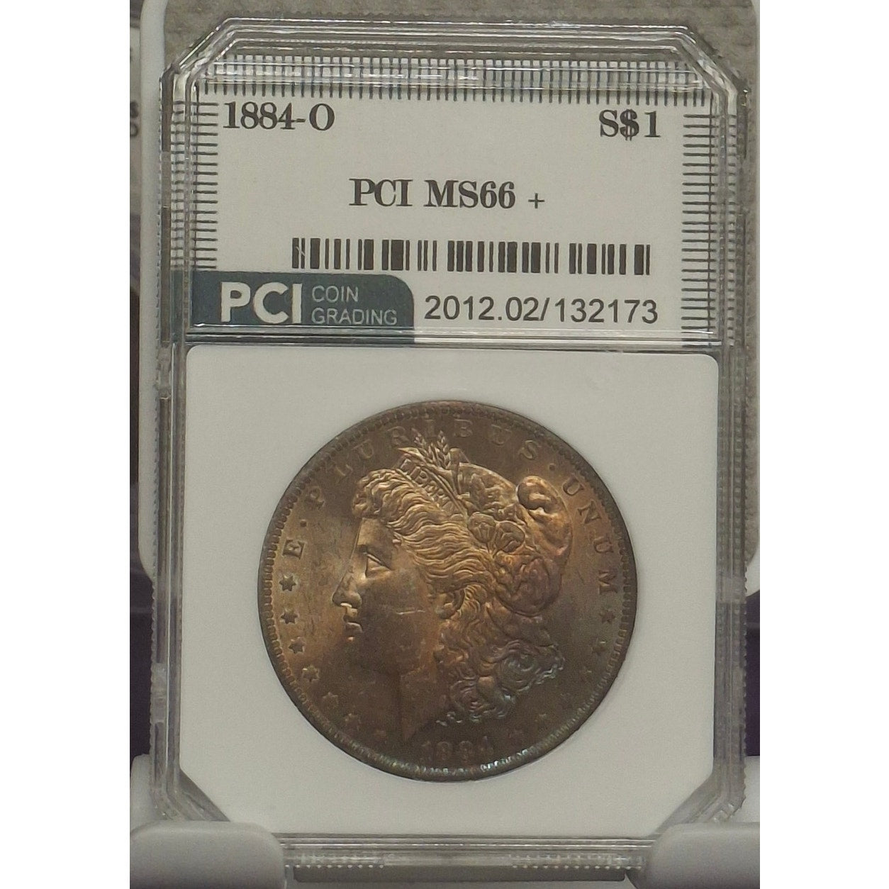 1884-O Morgan TONED!! (PCI Graded)