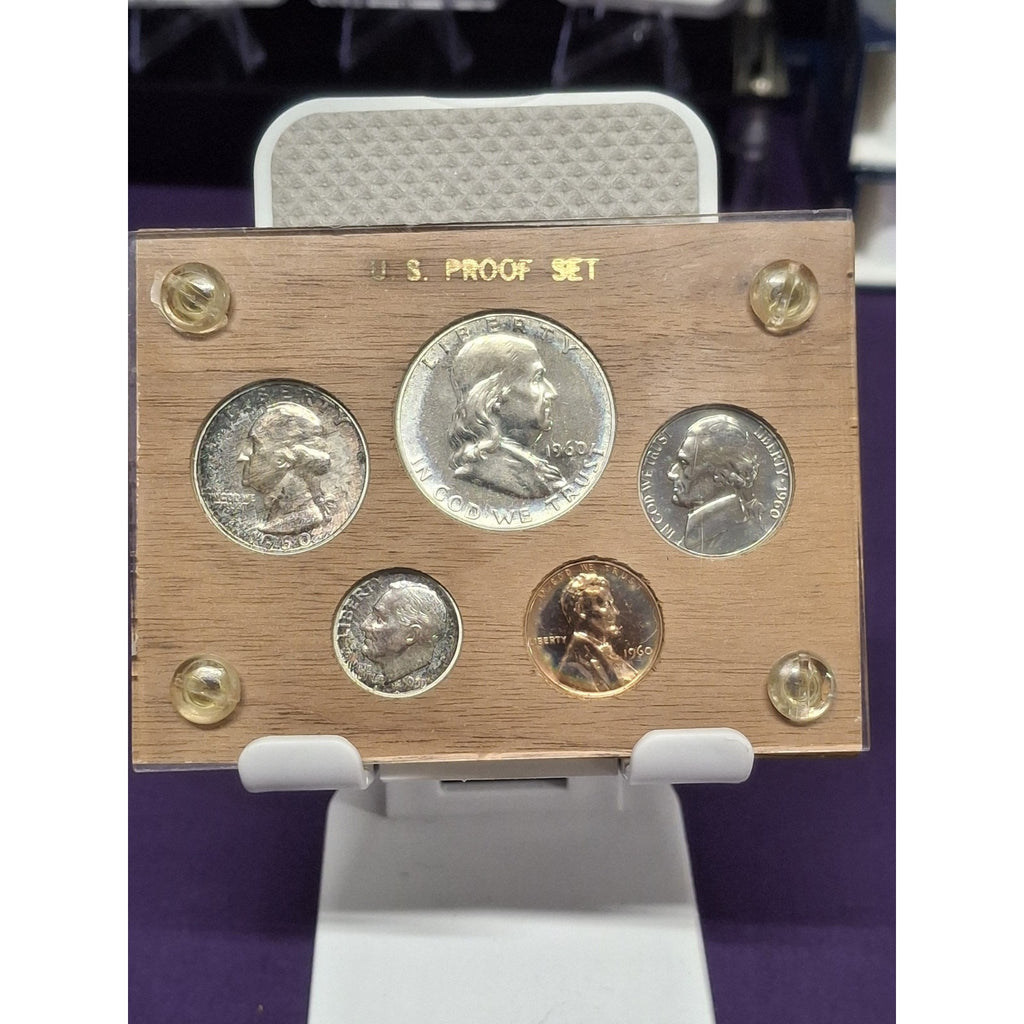 1960 United States Proof Set in Plastic Holder TONED