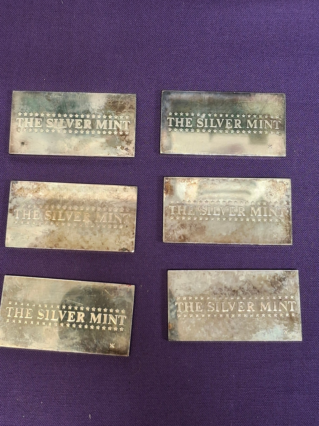 1973 6pc Silver Flag Set (20g)