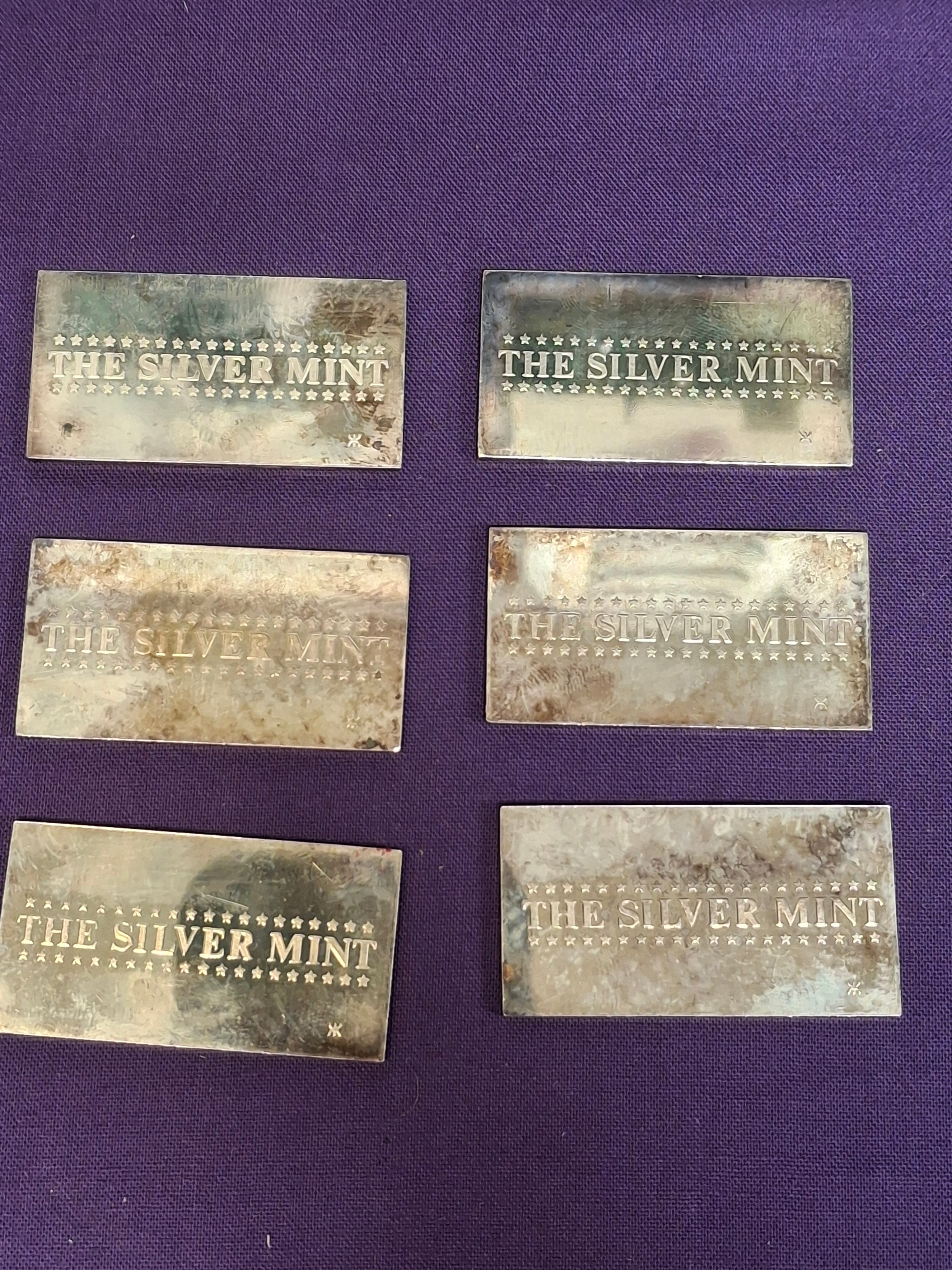1973 6pc Silver Flag Set (20g)